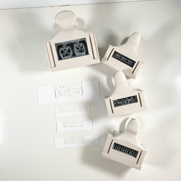 Martha Stewart Crafts Halloween Border Paper Punches Pumpkin Fence Spider Skull - Picture 11 of 16